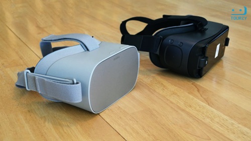 Thiết kế của Oculus Go được đánh giá là gọn nhẹ và chắc chắn 