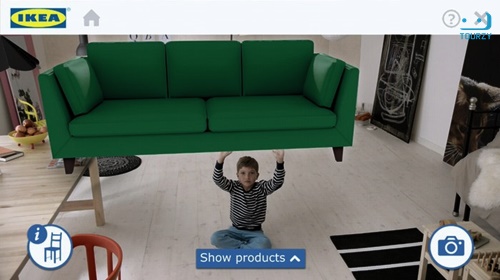 Thử đồ nội thất cho căn hội của IKEA