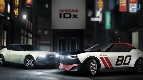 Nissan IDx cũng phát triển cấu hình xe thực tế ảo của mình
